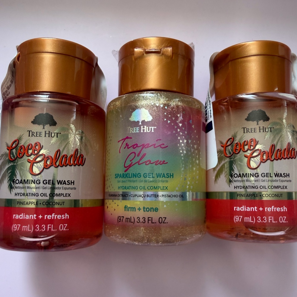 Tree Hut Foaming Gel Wash Trio